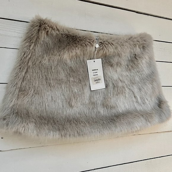 Bridal Shrug Stole Fall Winter Holiday Party Black Tie Wedding Sosken NEW $365 - Picture 10 of 16